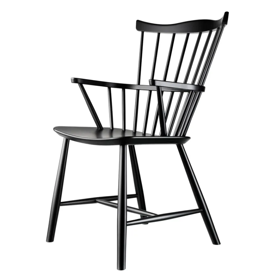 FDB Møbler J52B Stuhl Buche Schwarz Outlet