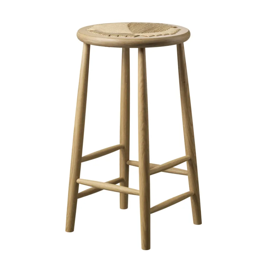 FDB Møbler J165C Hocker Natur/Natur Outlet