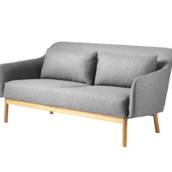 FDB Møbler L38 - Gejsa Sofa Hellgrau Melange Discount