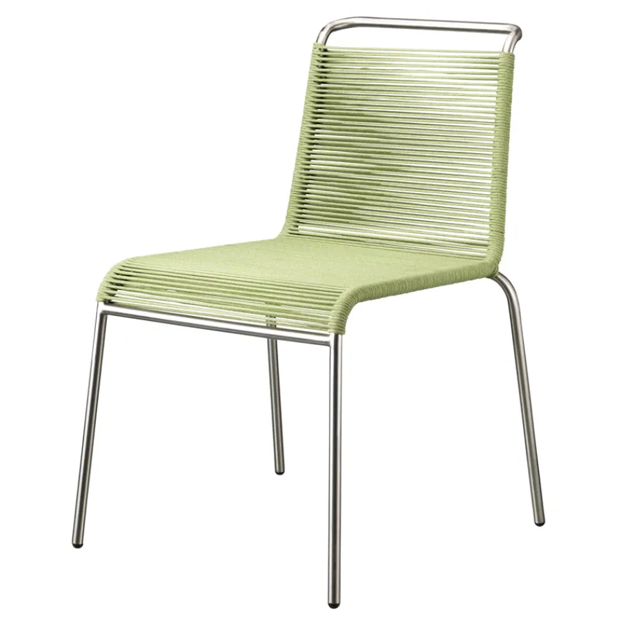 FDB Møbler M20 - Teglgård Stuhl Metall /Green Best