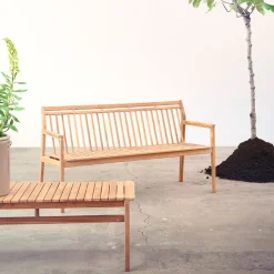 FDB Møbler M10 Sammen Bank 3-Sitzer Gartenmöbel Natur Fashion