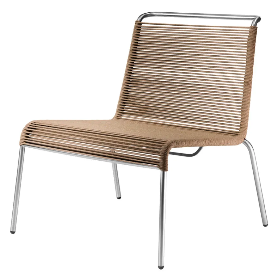 FDB Møbler M20L - Teglgård Lounge Chair Metall / Brown Sale