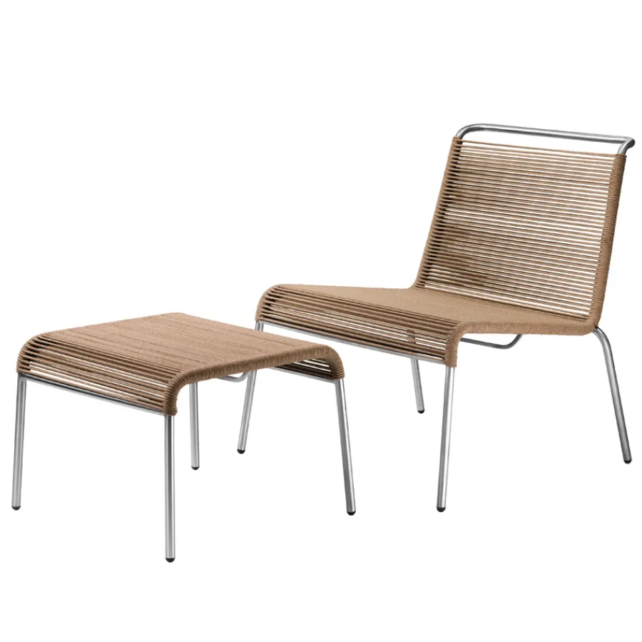 FDB Møbler M20L - Teglgård Lounge Chair Metall / Brown Sale
