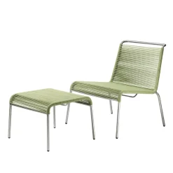 FDB Møbler M20S - Teglgård Fußhocker Metall /Green Fashion