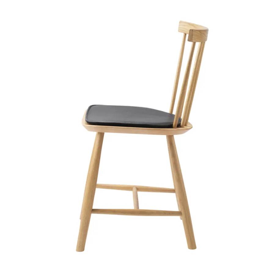 FDB Møbler R5 - Nøje Stuhlkissen Schwarz 37 cm Outlet