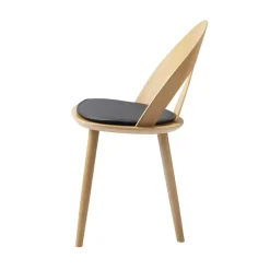 FDB Møbler R5 - Nøje Stuhlkissen Schwarz 46 cm Outlet
