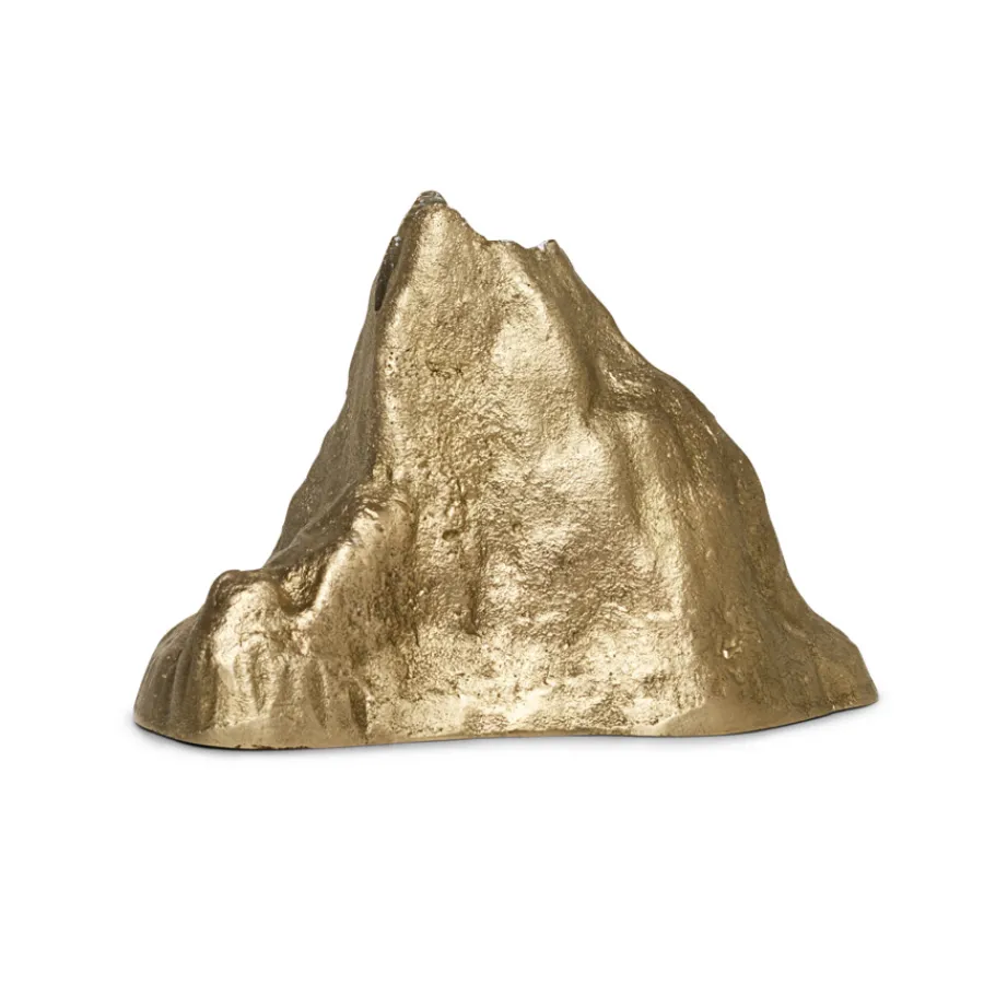 Ferm Living Kerzenhalter Stone Large Brass Outlet