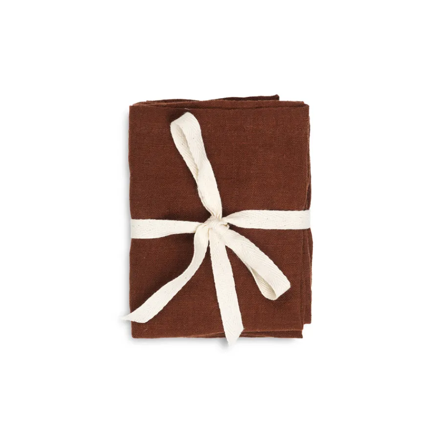 Ferm Living Stoffserviette Linen Cinnamon 2er-Set Hot