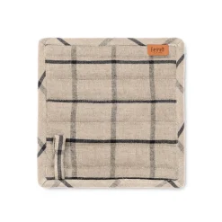 Ferm Living Topflappen Hale Sand/Black 2er-Set Outlet