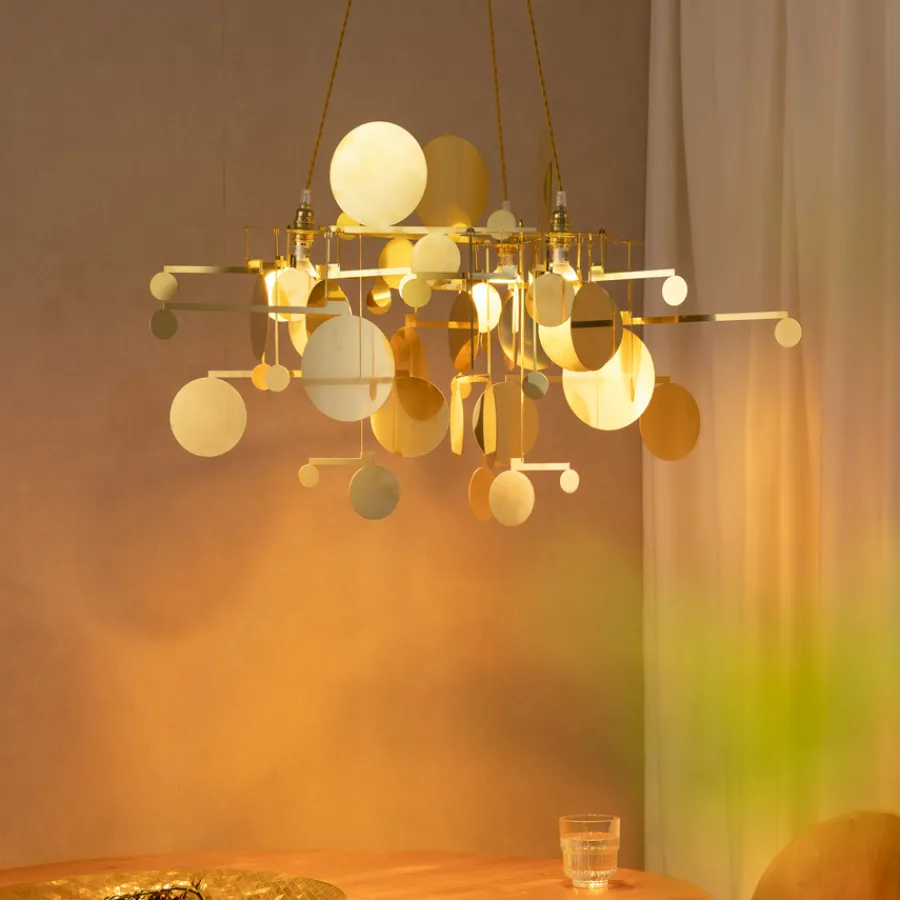 FUNDAMENTAL.BERLIN Balance Kronleuchter Gold Best