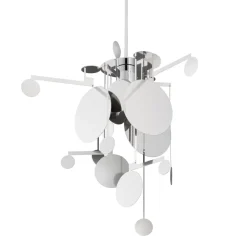 FUNDAMENTAL.BERLIN Balance Pendelleuchte Silver Fashion