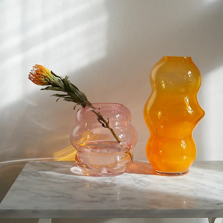 FUNDAMENTAL.BERLIN Vase Muse XL Clear Copper Hot