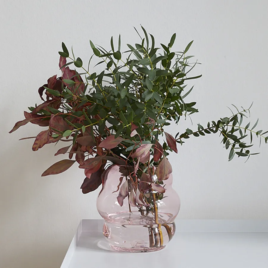 FUNDAMENTAL.BERLIN Vase Muse XL Rubine Hot