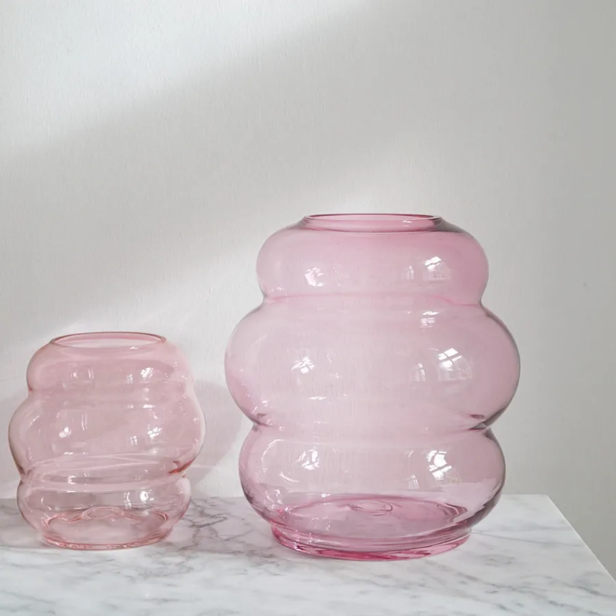 FUNDAMENTAL.BERLIN Vase Muse XL Rubine Hot
