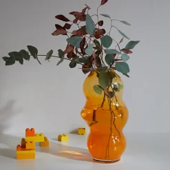FUNDAMENTAL.BERLIN Vase Muse Large Saffron Hot