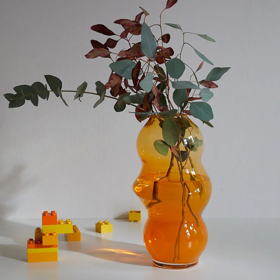 FUNDAMENTAL.BERLIN Vase Muse Large Saffron Hot