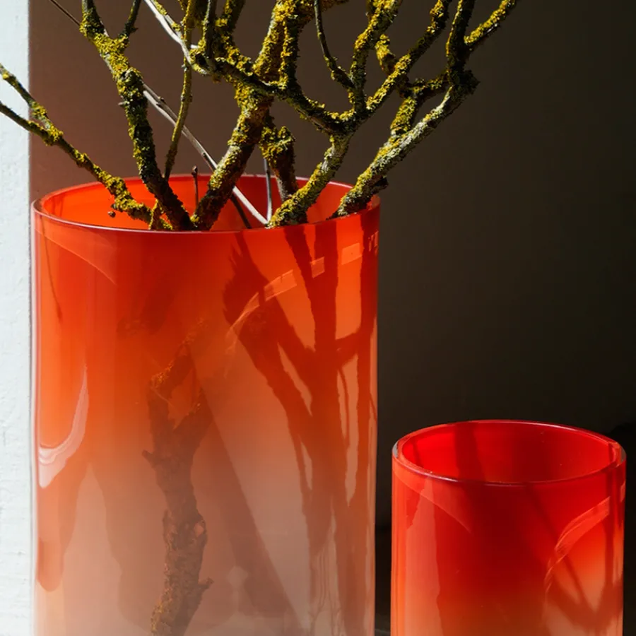 FUNDAMENTAL.BERLIN Vase Rise Racing Red XL Sale