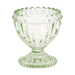 GreenGate Eierbecher Glas Alice pale green New