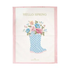 GreenGate Geschirrtuch Motivdruck Josefina summer white Hot