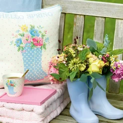 GreenGate Geschirrtuch Motivdruck Josefina summer white Hot