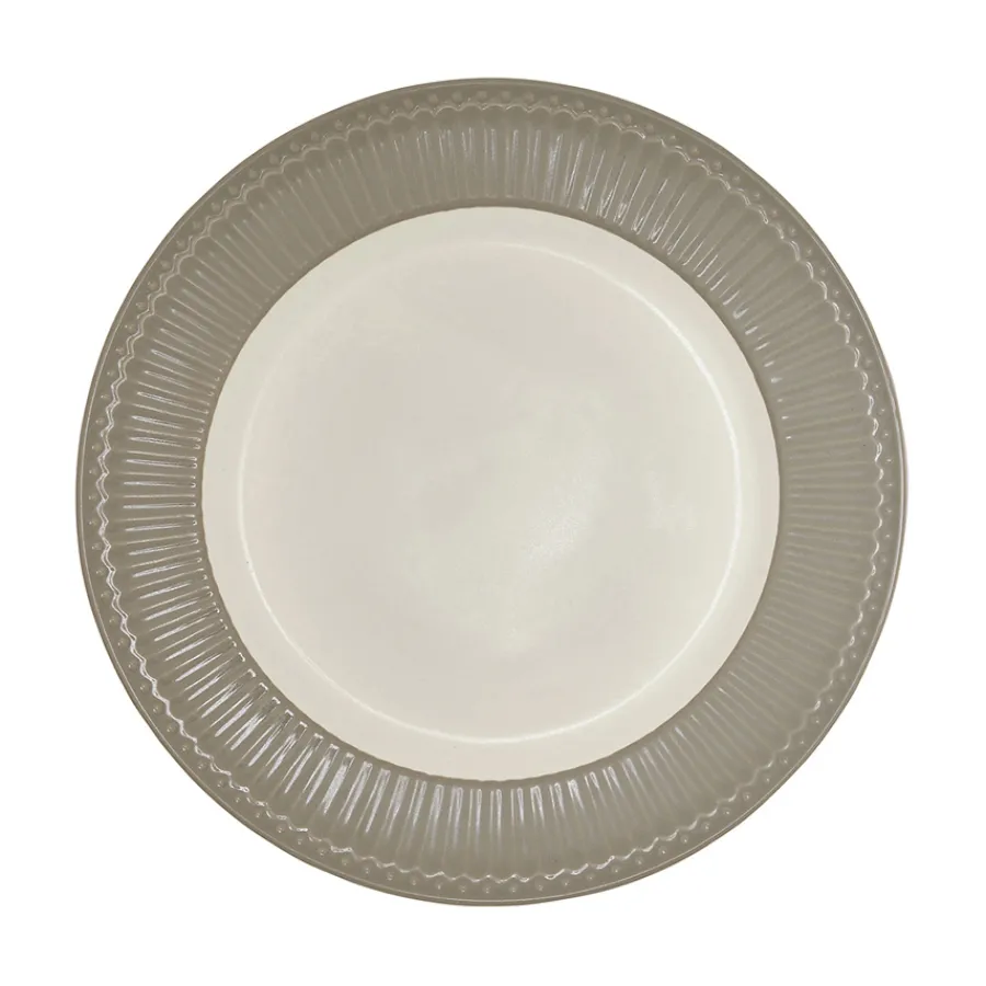 GreenGate großer Porzellan Teller Alice Warm Grey 26 cm Fashion