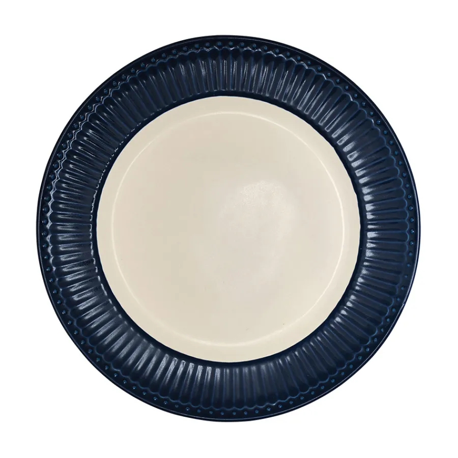 GreenGate großer Porzellan Teller Alice Dark Blue 26 cm Fashion