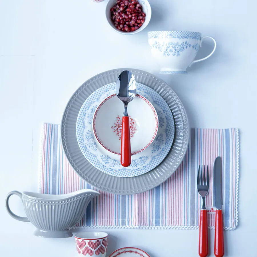 GreenGate großer Porzellan Teller Alice Warm Grey 26 cm Fashion