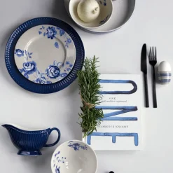 GreenGate großer Porzellan Teller Alice Dark Blue 26 cm Fashion