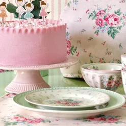 GreenGate großer Porzellan Teller Alice Pale Green 26 cm Hot