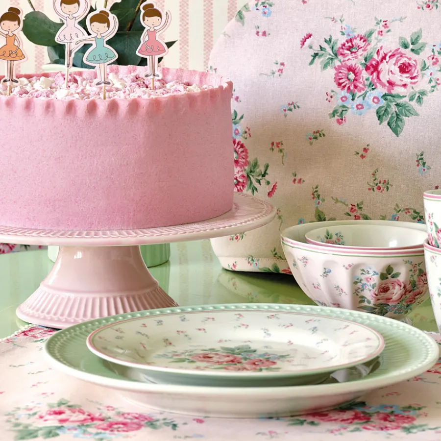 GreenGate großer Porzellan Teller Alice Pale Green 26 cm Hot