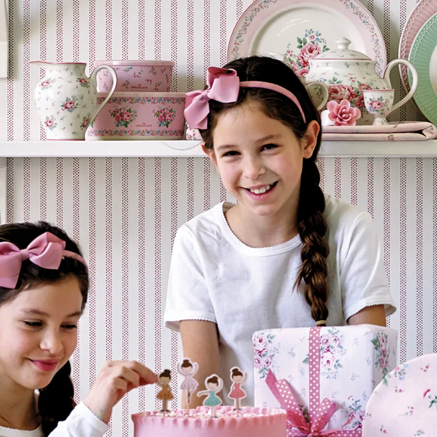 GreenGate großer Porzellan Teller Alice Pale Pink 26 cm Fashion
