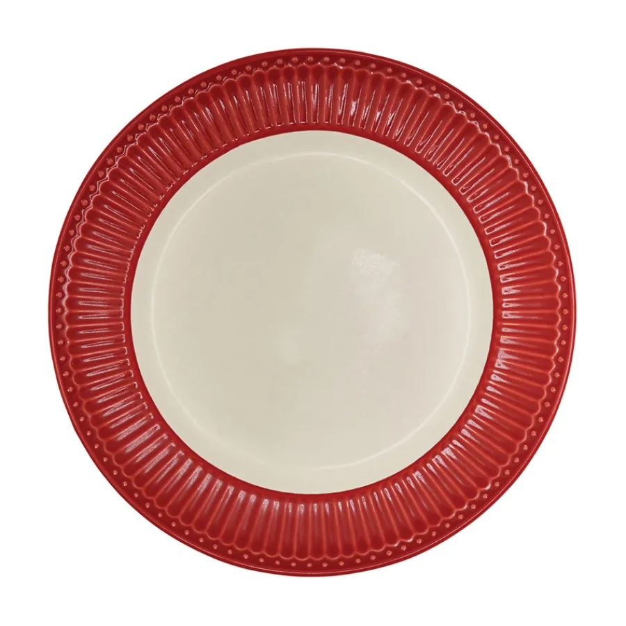 GreenGate großer Porzellan Teller Alice Red 26 cm Discount
