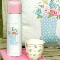 GreenGate Isolierflasche Josefina summer white 800 ml Hot