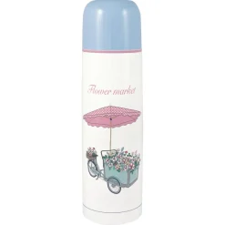 GreenGate Isolierflasche Portia flowers white 800 ml Clearance
