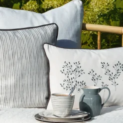 GreenGate Kissenhülle Ofelia white bestickt 30x50cm Discount