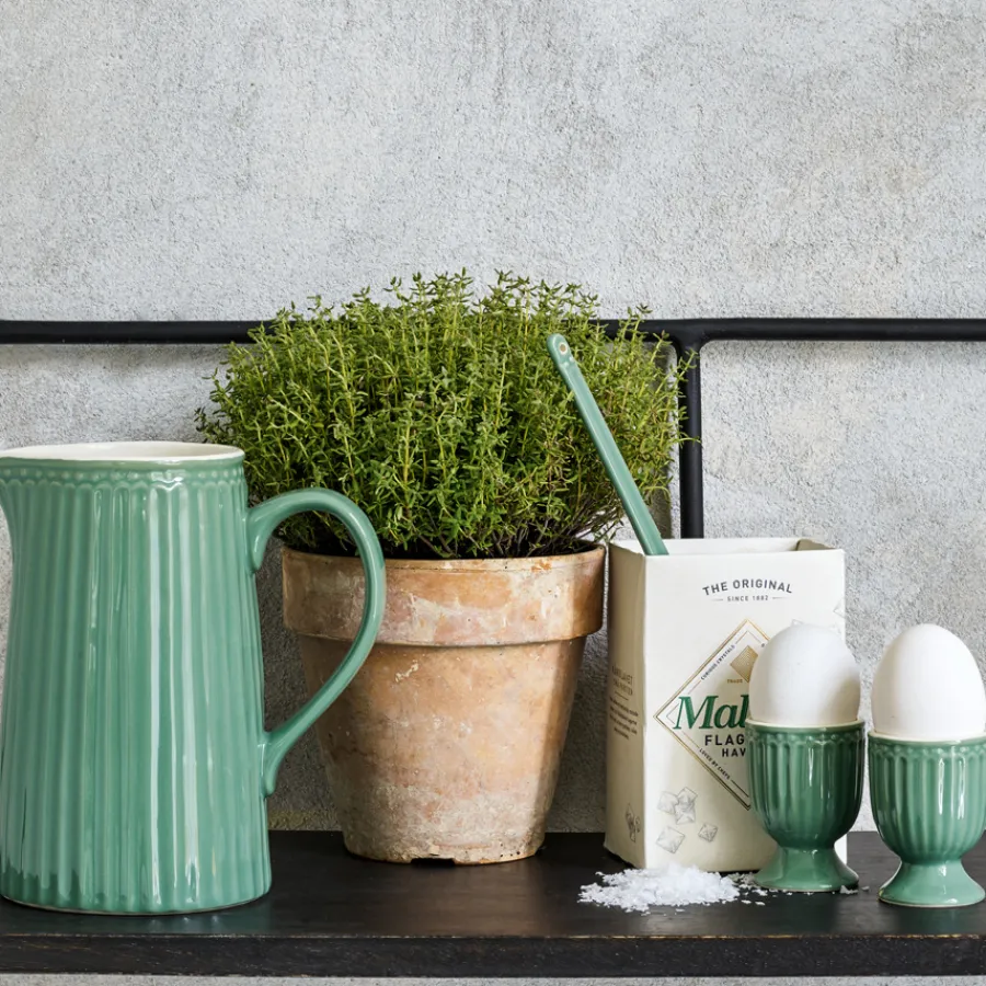 GreenGate Krug Alice Dusty Green 1L Hot