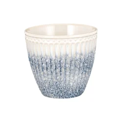 GreenGate Latte Cup Becher Alice ripple blue Outlet