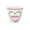 GreenGate Latte Cup Becher Mom White Hot