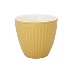 GreenGate Latte Cup Becher Alice Honey Mustard Best