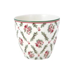 GreenGate Latte Cup Becher Gry white New