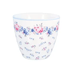 GreenGate Latte Cup Becher Laura petit white Hot