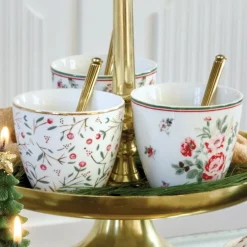 GreenGate Latte Cup Becher Gry white New