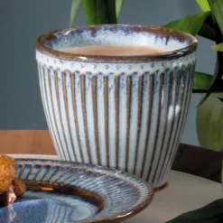 GreenGate Latte Cup Becher Alice oyster blue Best