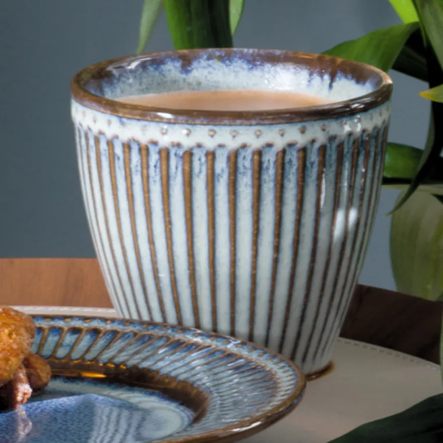 GreenGate Latte Cup Becher Alice oyster blue Best