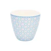 GreenGate Latte Cup Becher Suzette pale blue New