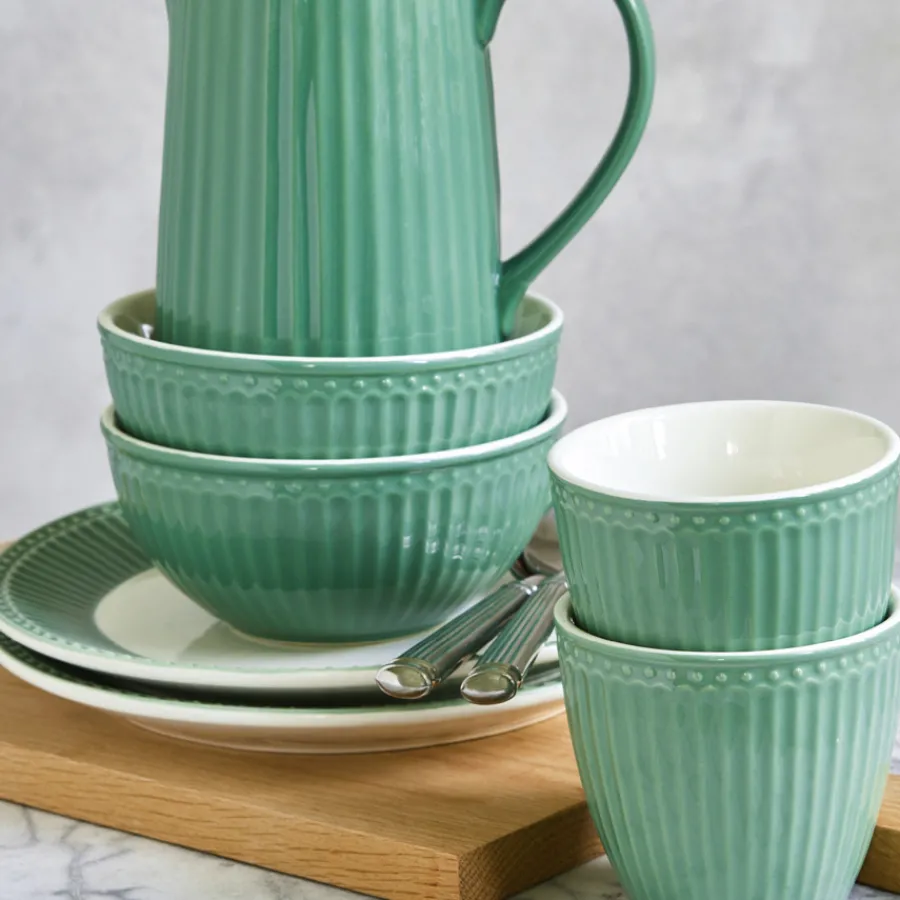 GreenGate Latte Cup Becher Alice Dusty Green Discount