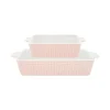 GreenGate Ofenform Alice pale pink eckig small 2er-Set Sale