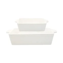 GreenGate Ofenform Alice white eckig small 2er-Set Discount