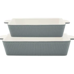 GreenGate Ofenform Alice Stone Grey Rechteckig 2er-Set Best
