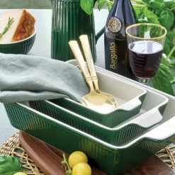 GreenGate Ofenform Alice pinewood green rechteckig 2er-Set Clearance